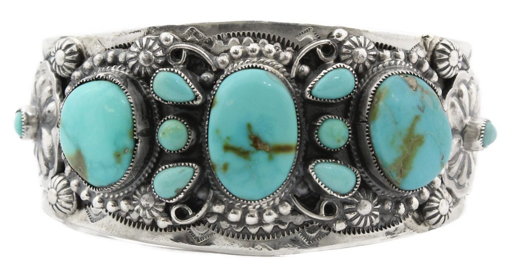 Make An Offer! Exceptional Vintage Native American Navajo Turquoise Sterling Silver Ring Old