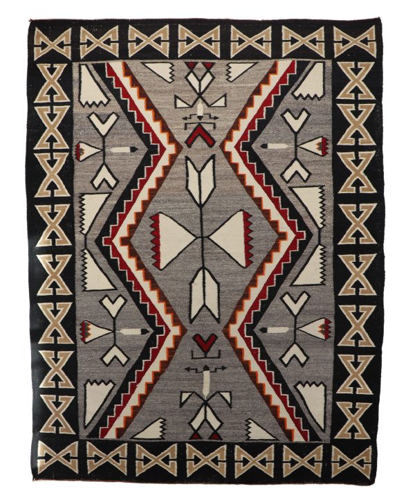 Navajo Teec Nos Pos Area Pictorial Rug