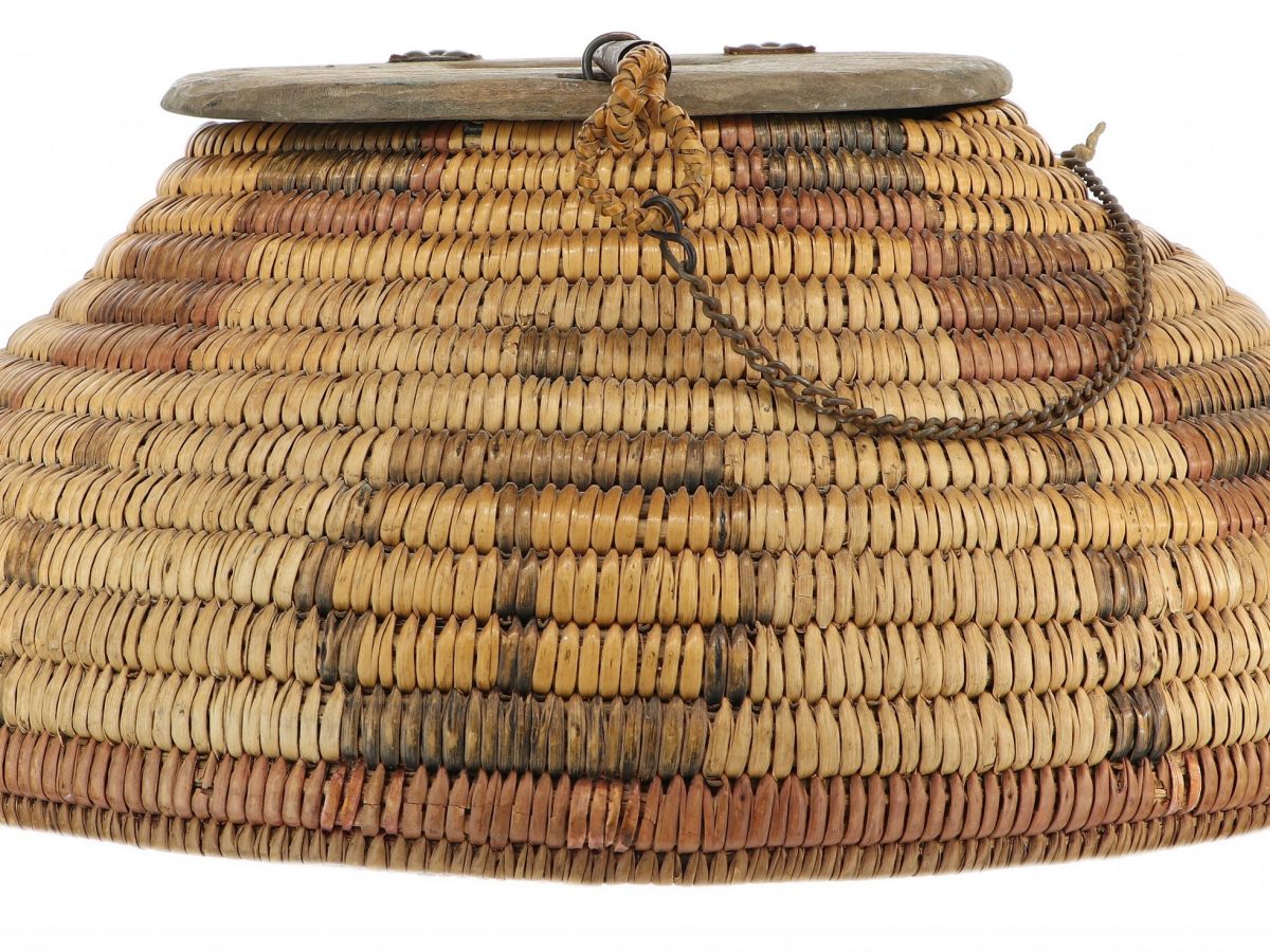 Jicarilla Apache Fishing Creel Basket - Cameron Trading Post