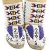 Cheyenne Beaded Hightop Moccasins