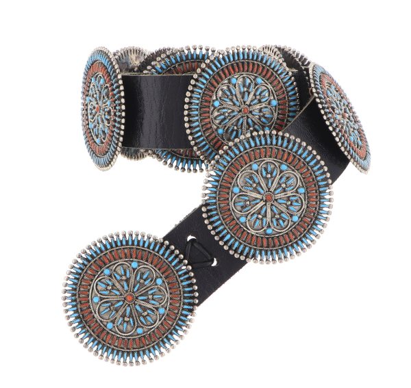 Zuni Concho Belt