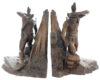 Bronze Plated Bookends