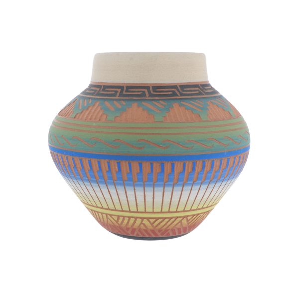 Navajo Etched Pottery