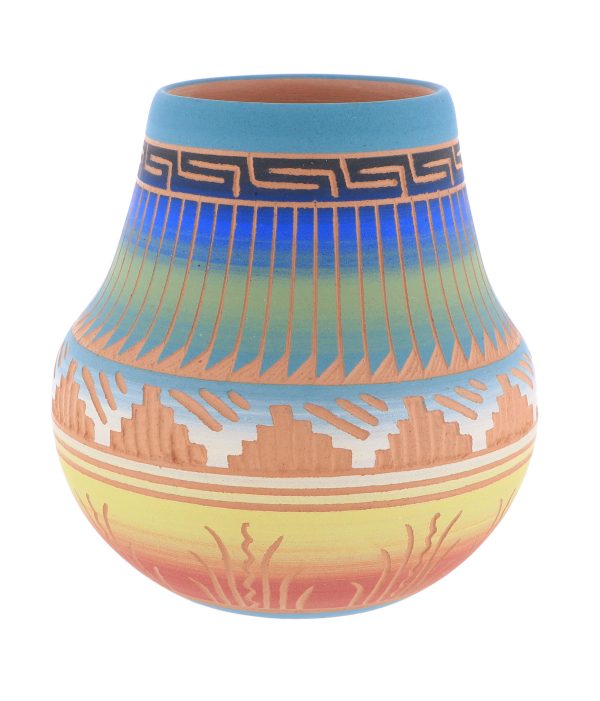 Navajo Etched Pottery