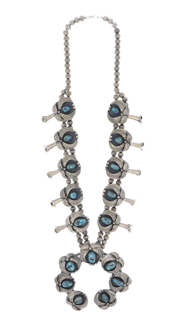 Navajo Squash Blossom Necklace