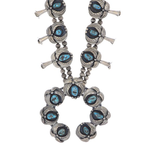 Navajo Squash Blossom Necklace