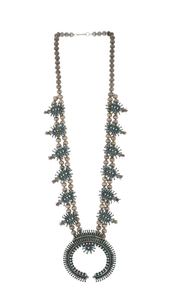 Zuni Squash Blossom Necklace