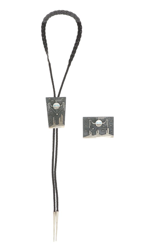 Navajo Buckle and Bolo Tie Set