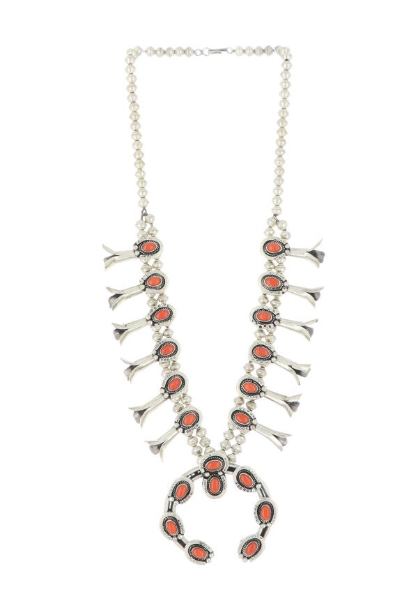 Navajo Squash Blossom Necklace