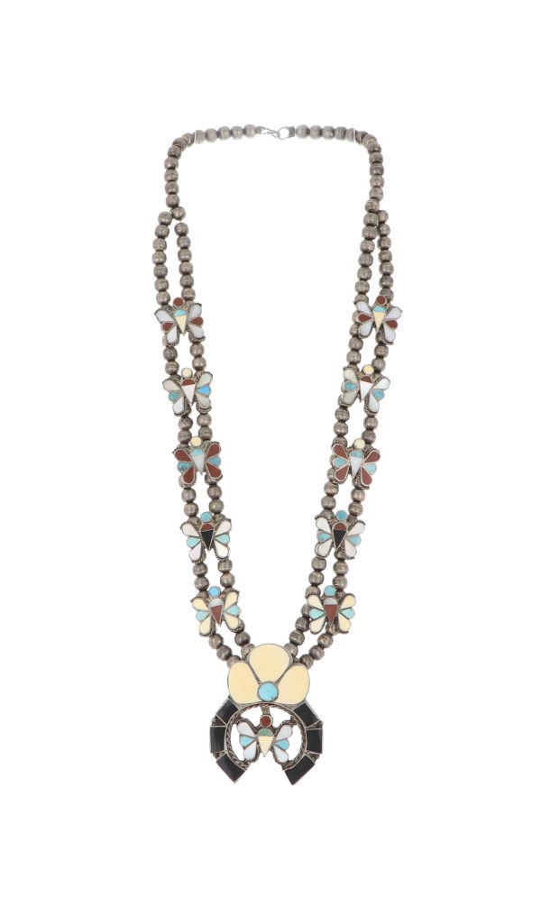 Zuni Squash Blossom Necklace