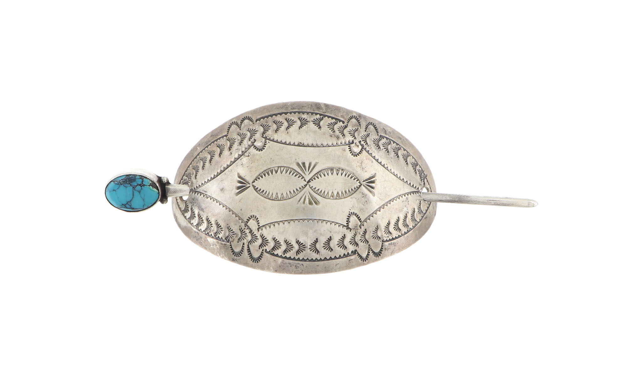 Authentic Native American sterling silver on sale pawn Barrettes