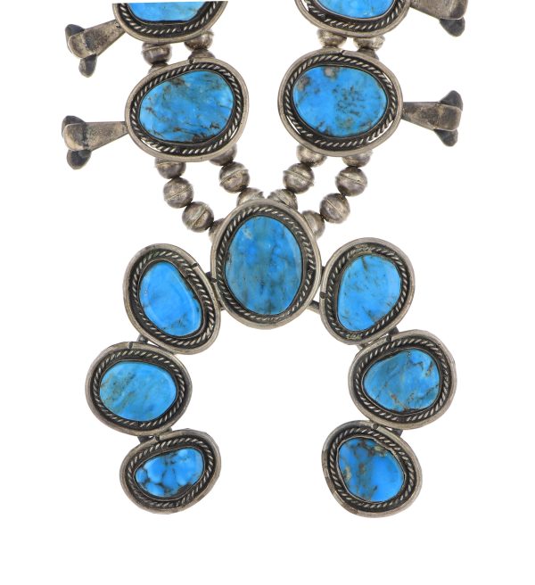 Navajo Squash Blossom Necklace Navajo Squash Blossom Necklace