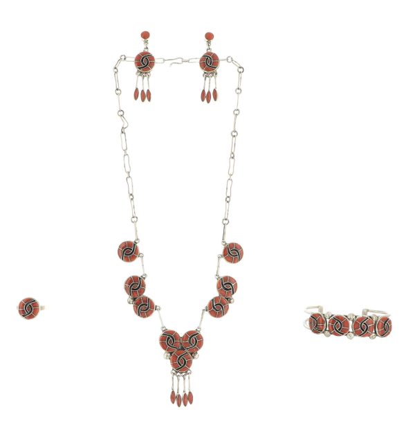 4 Piece Coral Zuni Set