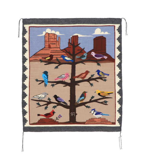 Navajo Tree Of Life Pictorial Rug