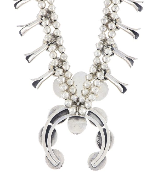 Navajo Squash Blossom Necklace Navajo Squash Blossom Necklace