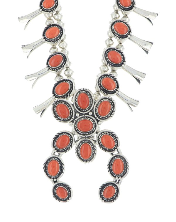 Navajo Squash Blossom Necklace Navajo Squash Blossom Necklace