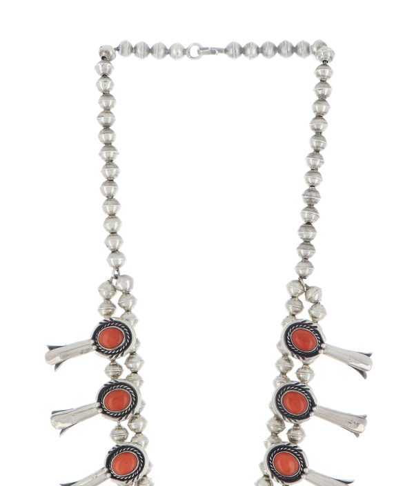 Navajo Squash Blossom Necklace Navajo Squash Blossom Necklace