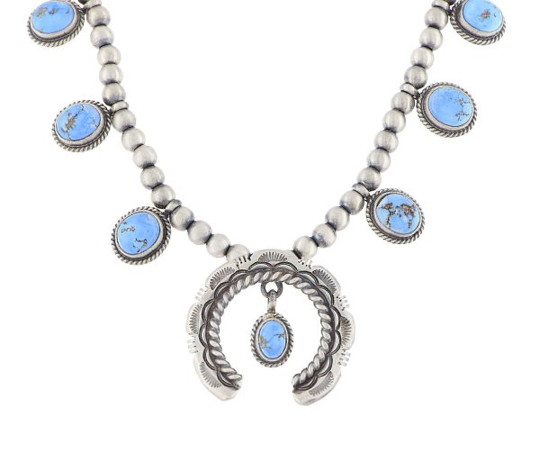 Navajo Squash Blossom Necklace