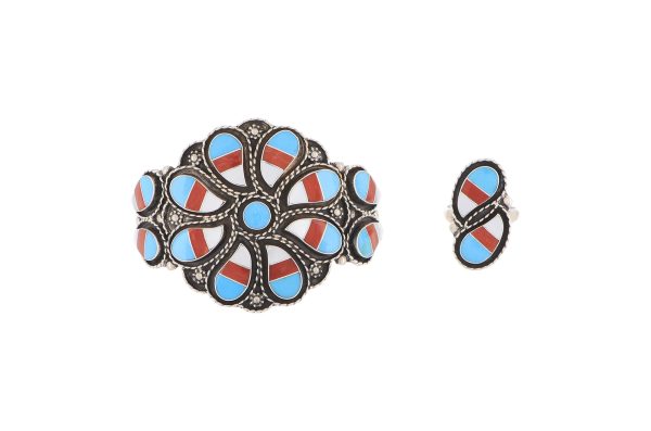 Zuni Bracelet and Ring Set