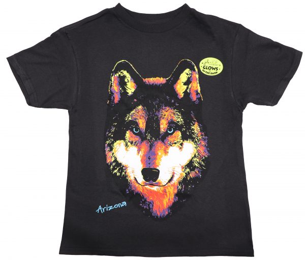 Youth Neon Arizona Wolf T-shirt