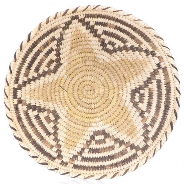 Tohono O'Odham Polychrome Star Basket