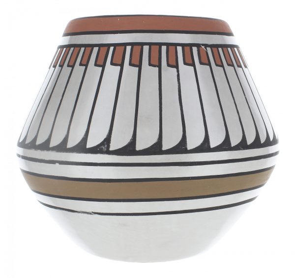 San Ildefonso Polychrome Bowl by Blue Corn