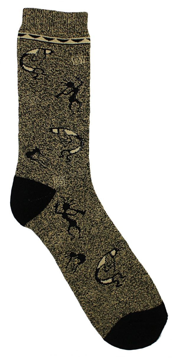 Kokopelli Towel Socks