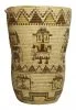 Hopi 3rd Mesa Coiled Basket