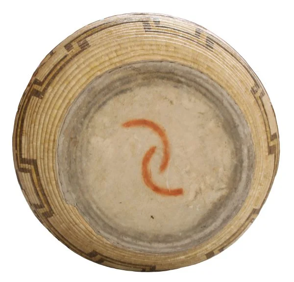Hopi 3rd Mesa Coiled Basket
