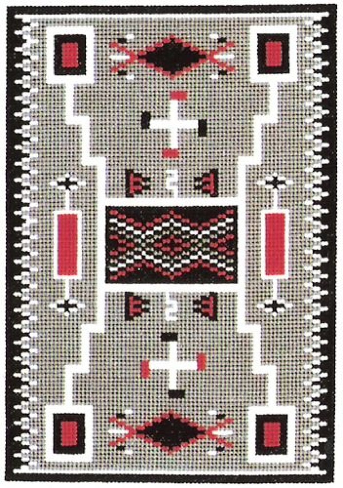 Burntwater II Counted Cross Stitch Kit: Rugs of the Southwest Series