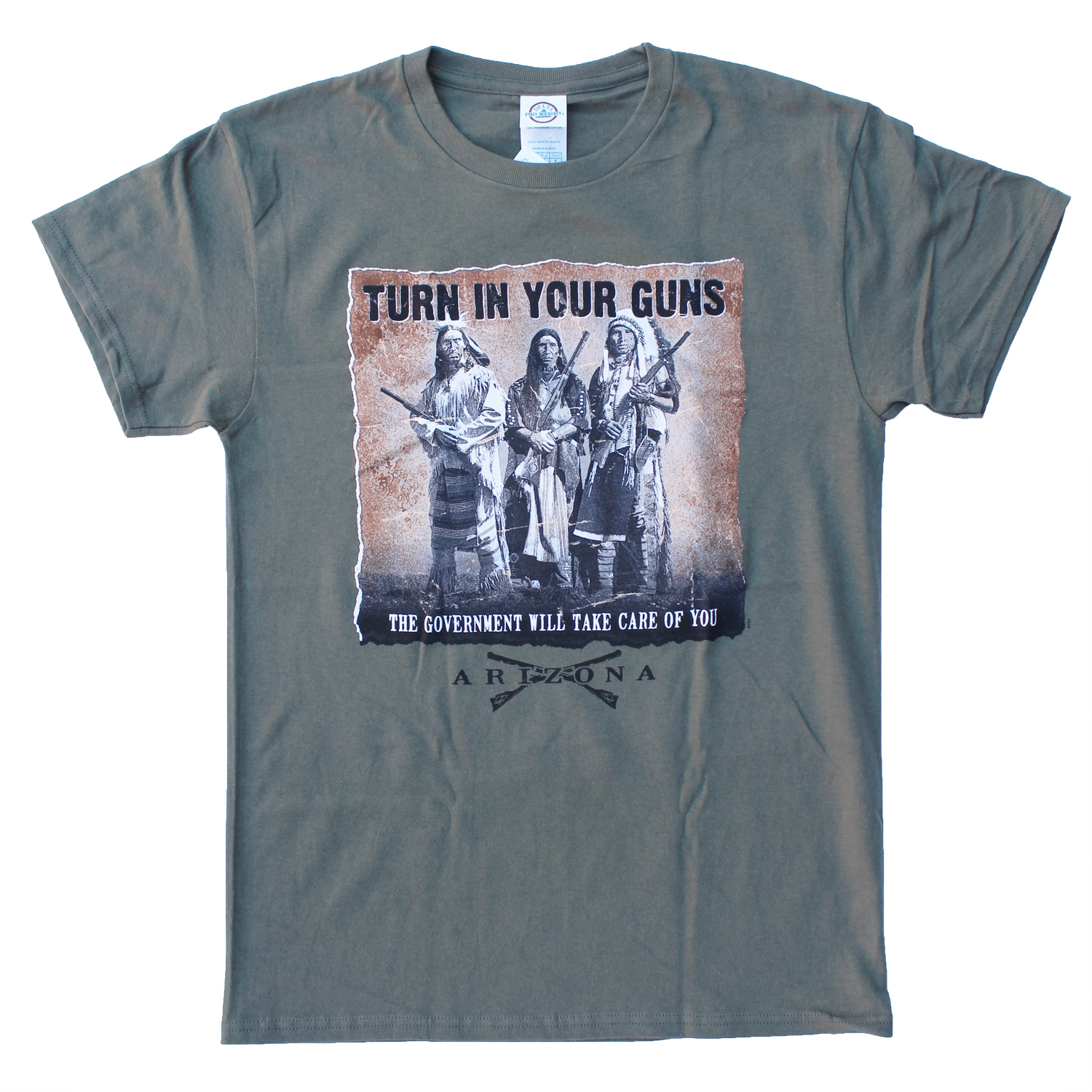 Turn In Your Guns T-shirt - Cameron Trading Post